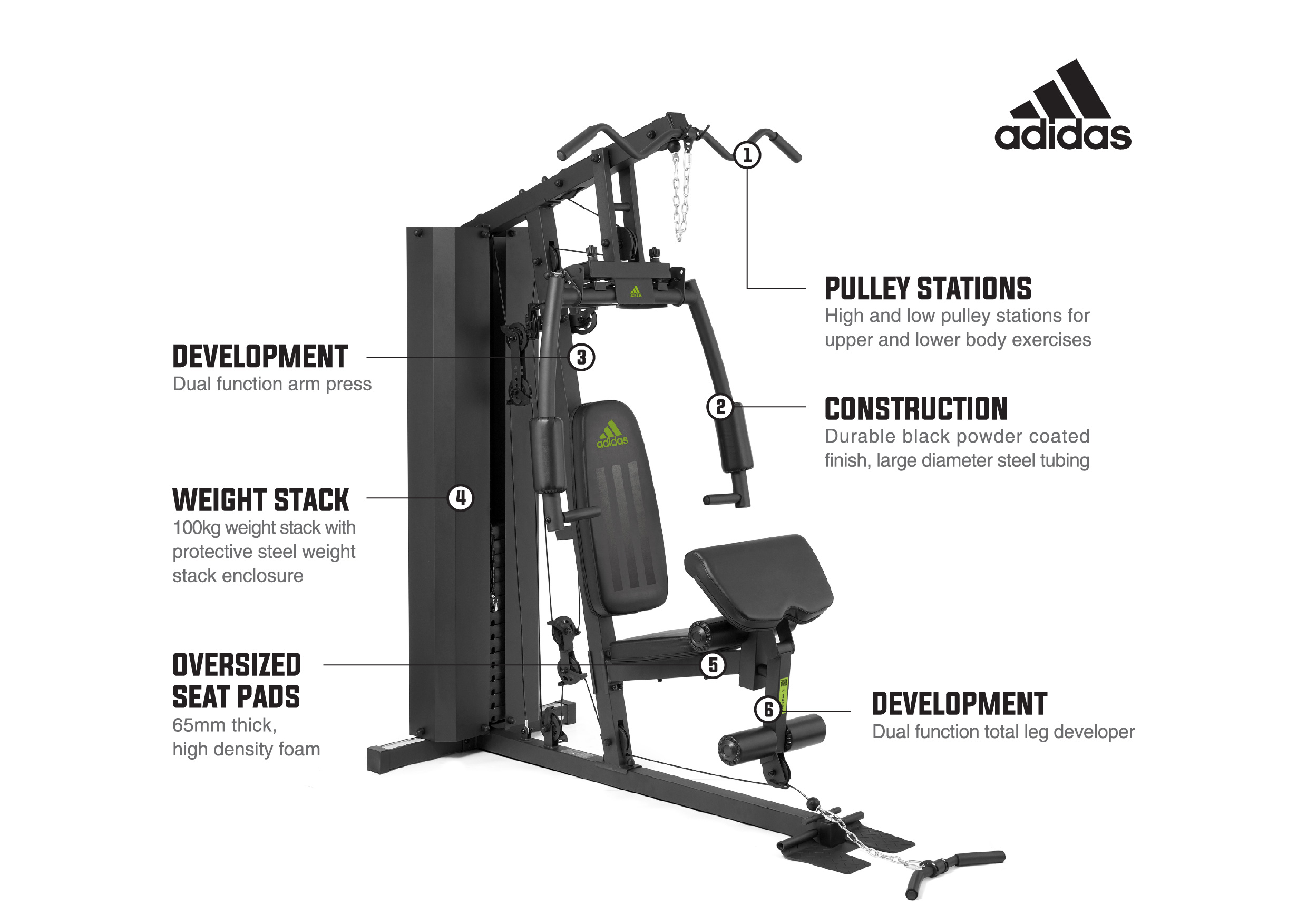 Adidas 2025 fitness equipment